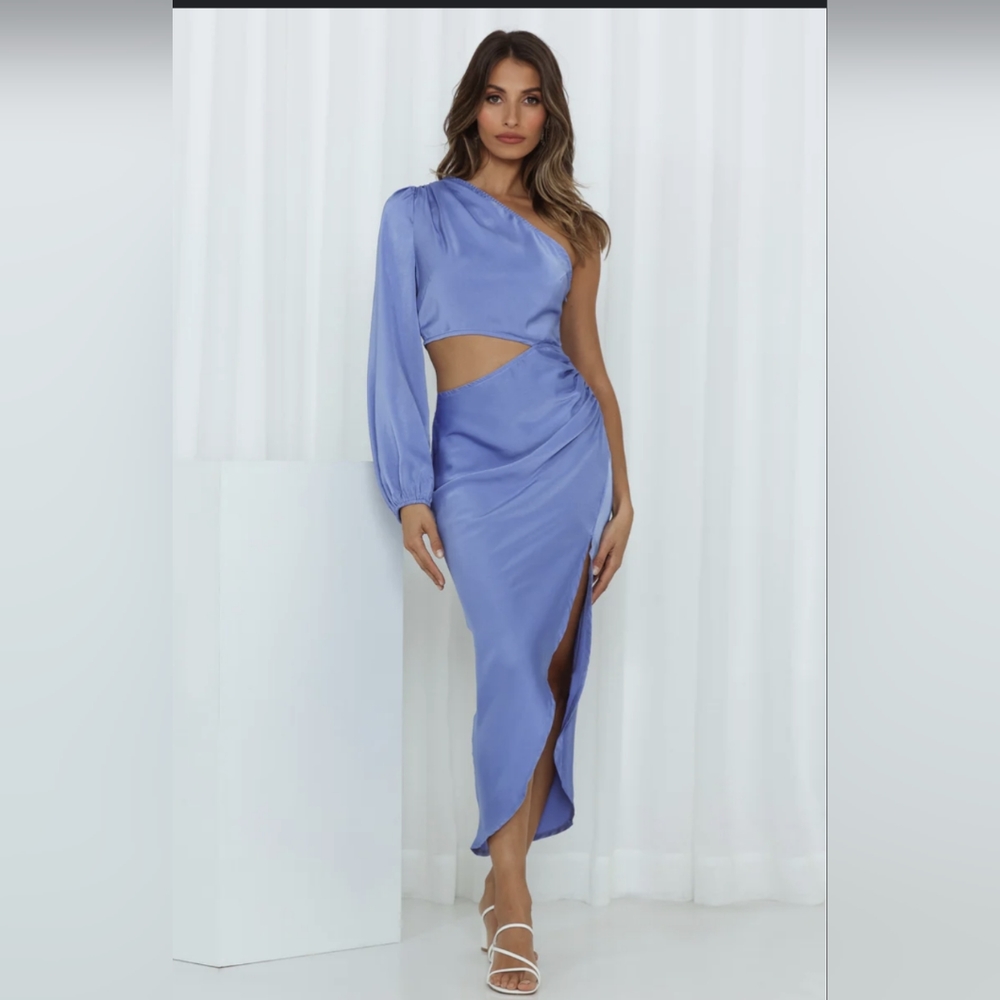 Holly Molly asymmetrical slit dress